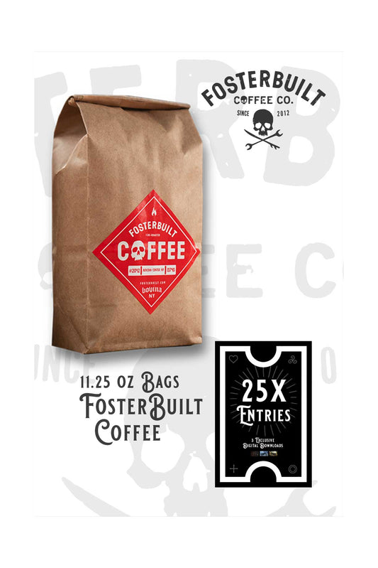 Coffee + 25X Entries Moto Multiplier