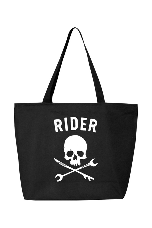 RIDER - Canvas Zippered Tote