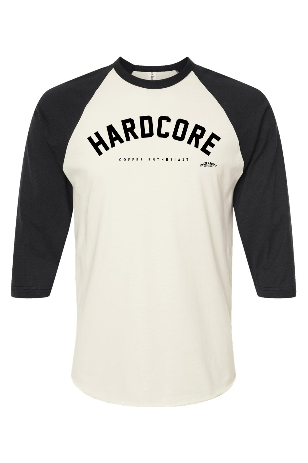 HARDCORE COFFEE ENTHUSIAST - Unisex Baseball T-Shirt