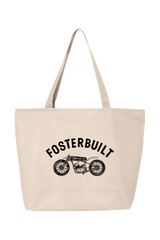 MOTORCYCLE - Canvas Zippered Tote